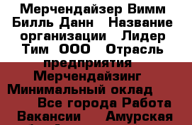 Мерчендайзер Вимм-Билль-Данн › Название организации ­ Лидер Тим, ООО › Отрасль предприятия ­ Мерчендайзинг › Минимальный оклад ­ 24 000 - Все города Работа » Вакансии   . Амурская обл.,Архаринский р-н